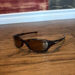 Vintage 1997 Oakley Fives 2.0 Rootbeer Silver Iridium Authentic Made in USA